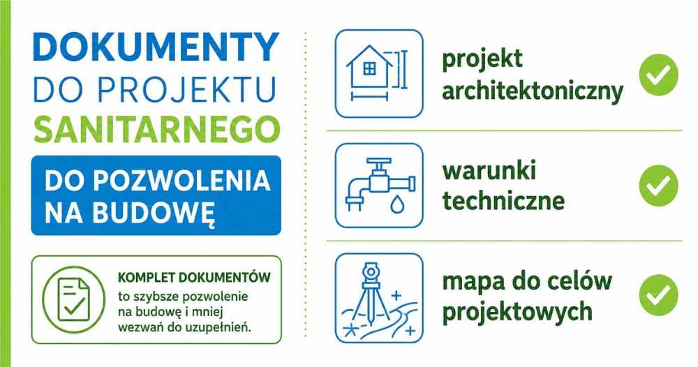 Komplet dokumentów do wniosku o pozwolenie na budowę