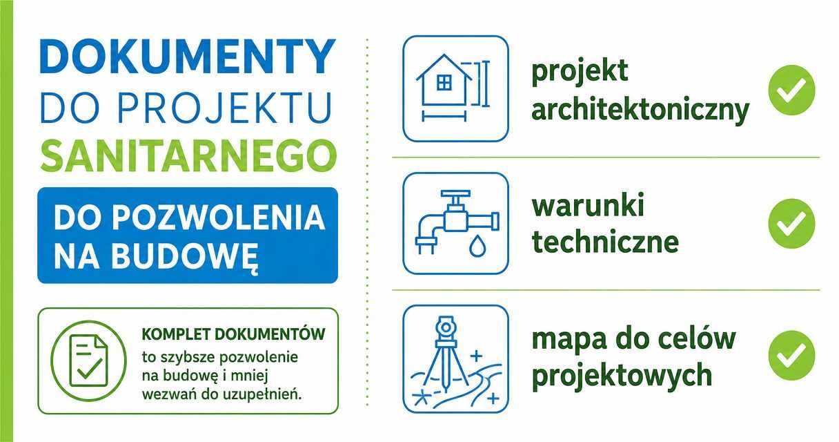 Komplet dokumentów do wniosku o pozwolenie na budowę