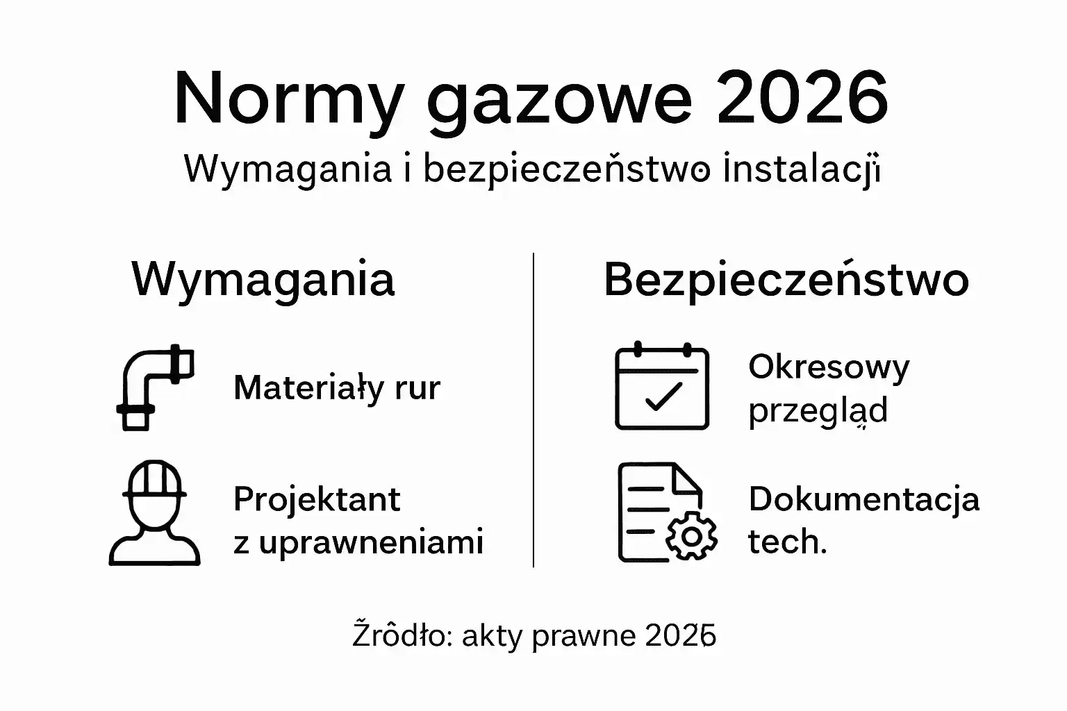 normy gazowe Praktyczny przewodnik w formie infografiki: najważniejsze normy i zasady bezpieczeństwa przy instalacjach gazowych